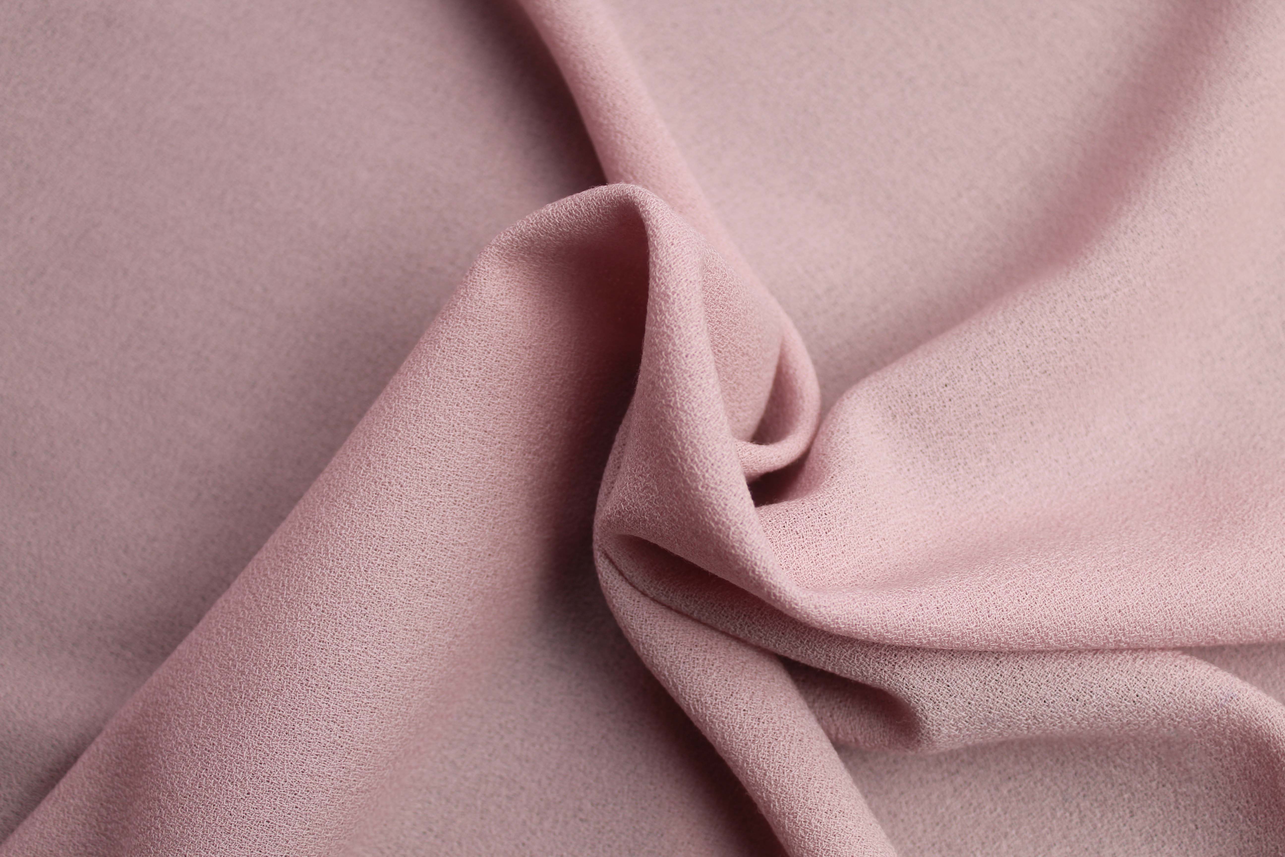 WOOL CREPE - LT ROSE